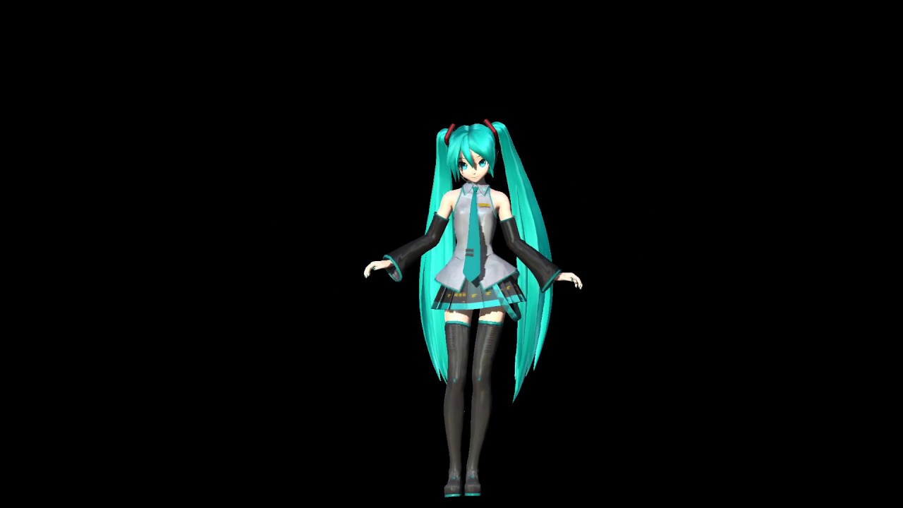 MMD Hologram Ready  - Odds & Ends - Hatsune Miku 初音ミク - Ryo(Supercell)