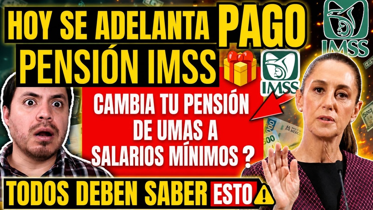 PENSION IMSS: NO COBRES SIN VER ESTO💰&iquest;CAMBIA TU PENSI&Oacute;N DE UMAS A SALARIO M&Iacute;NIMO? &iexcl;SCJN RESPONDE!