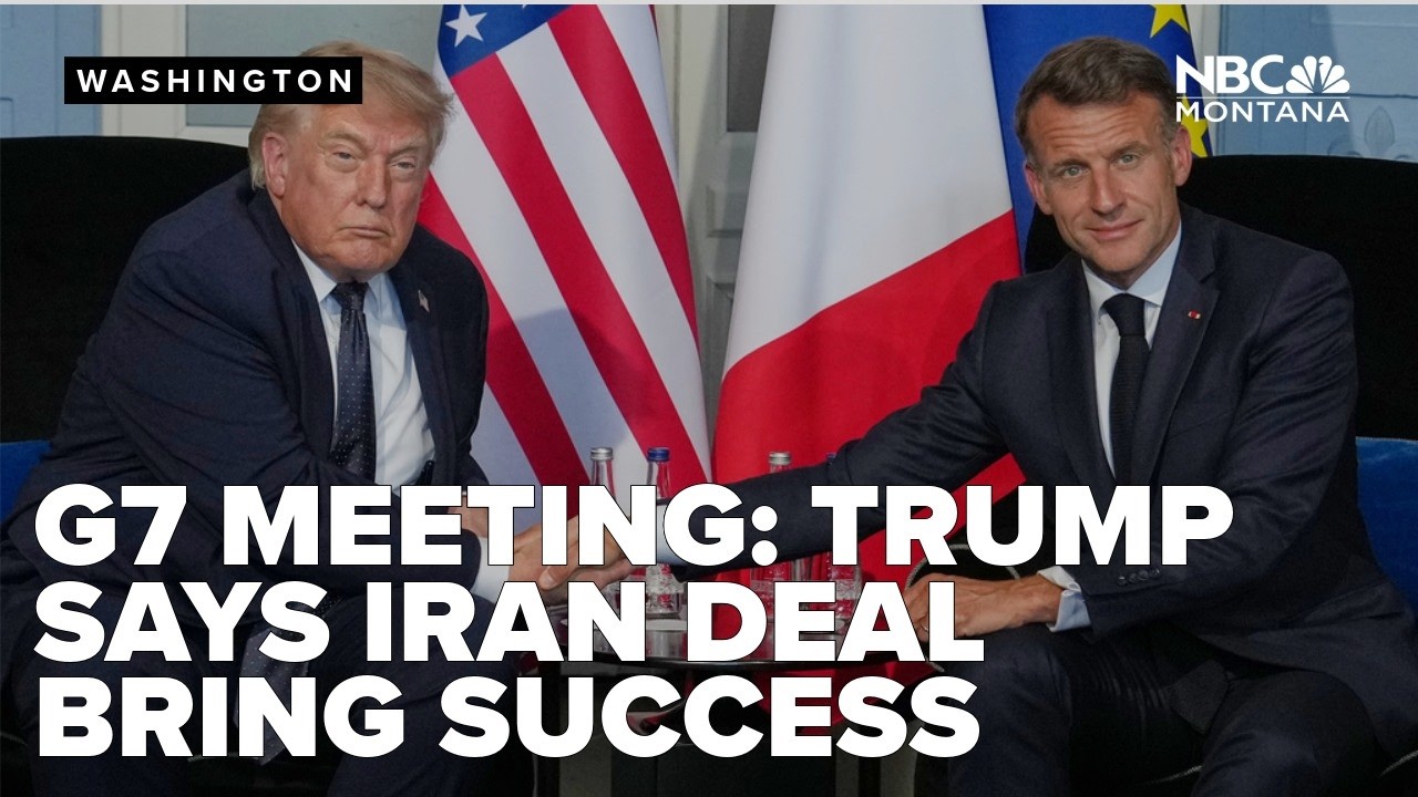 Трамп заявил на первой встрече G7, что иранская сделка принесет &laquo;много успеха миру&raquo;.