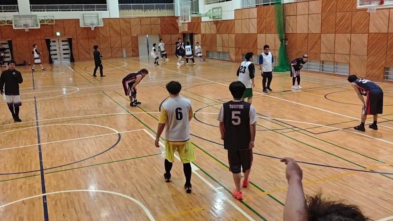 土曜イノベーションさんと練習試合シニア側3クォーター
