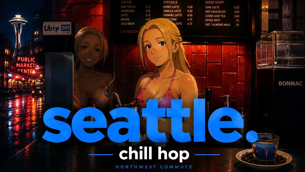 Coffee Taste Better in Seattle | Chill hop & Lofi beats to relax n study, work late