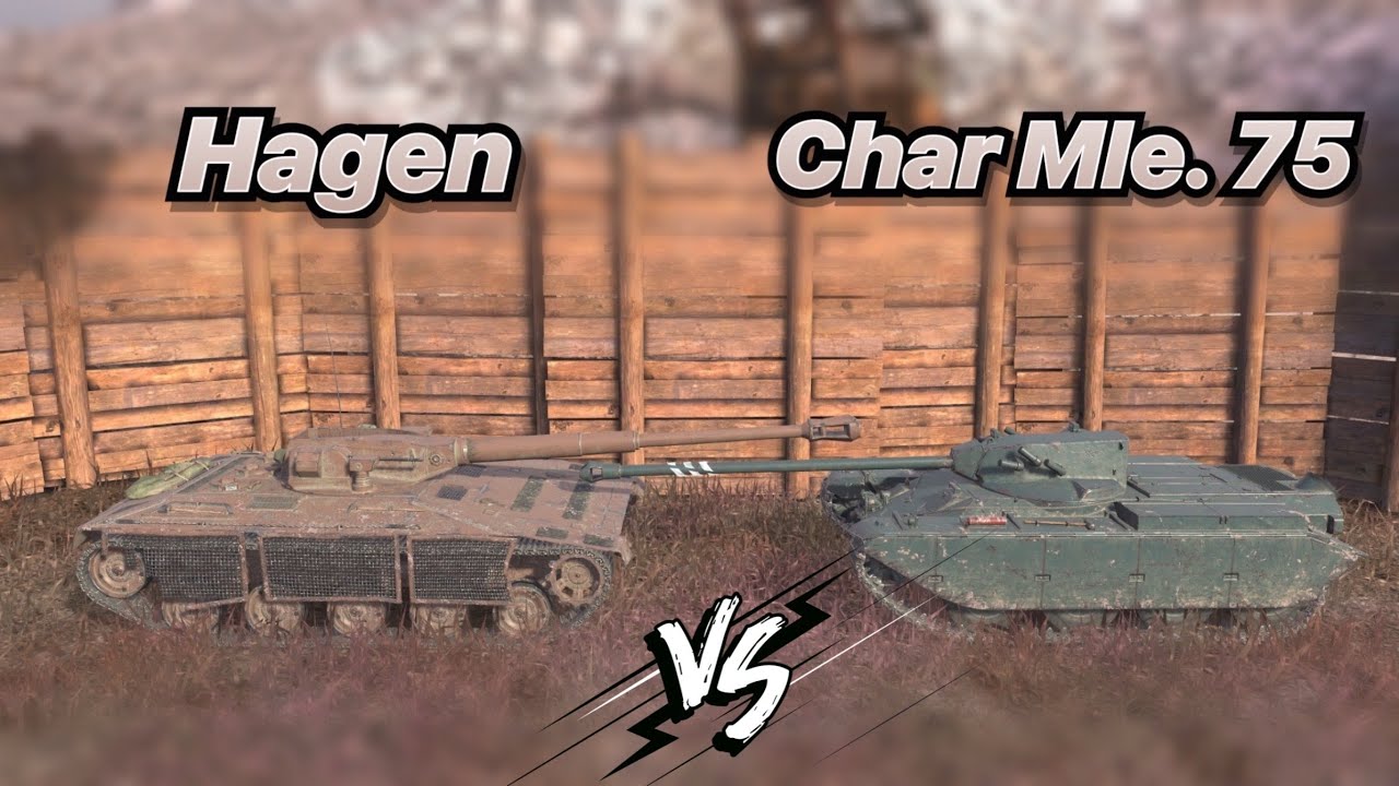 НА ЗАБИВ#184 | НОВАЯ НАГРАДА за КЛАНОВЫЙ ИВЕНТ | Hagen VS Char Mle. 75 | Барабанные ЛТ 9 уровня