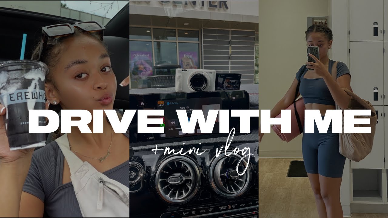 DRIVE WITH ME + MINI VLOG | erewhon, , hot yoga, and road rage