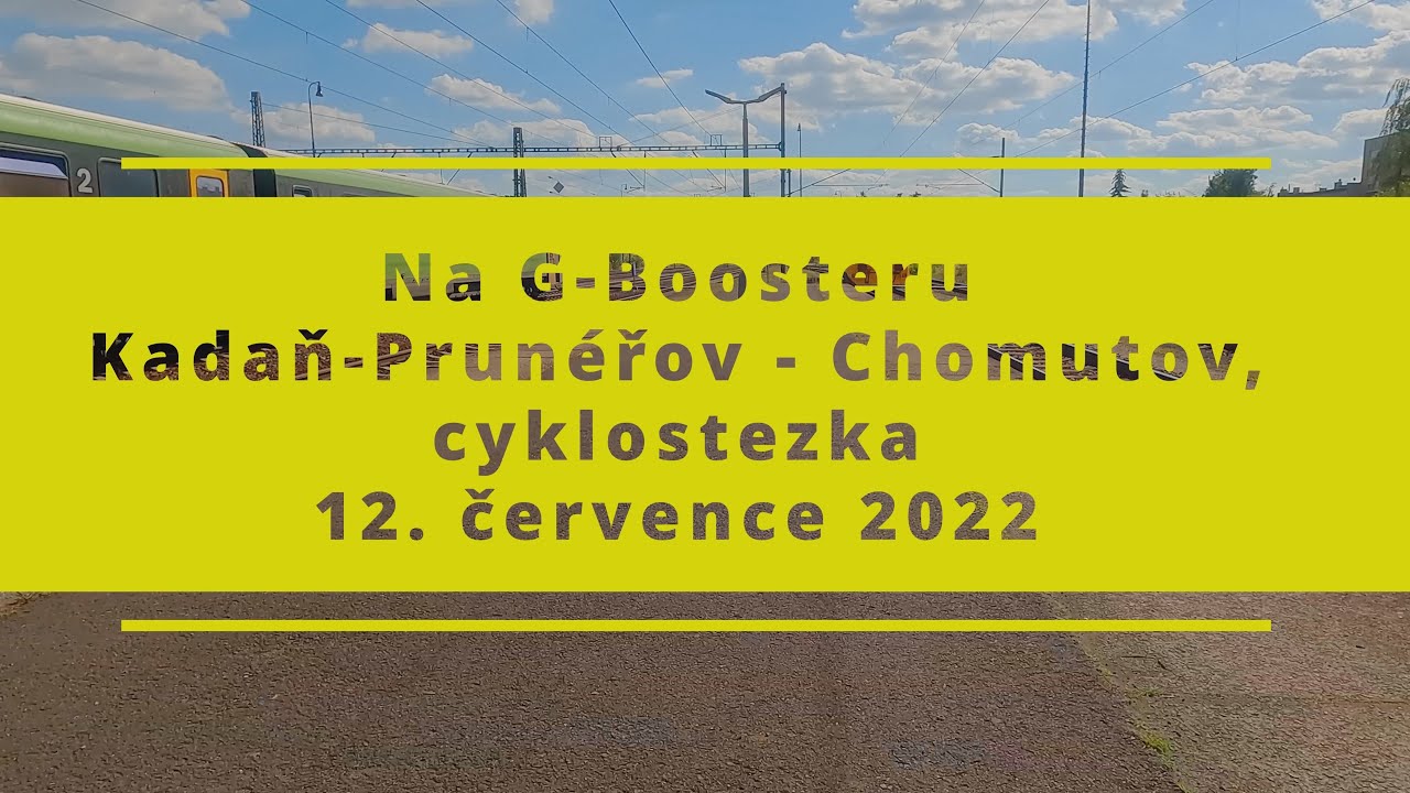 Prunéřov-Kadaň - Chomutov cyklostezka 12.7.2022, 4K