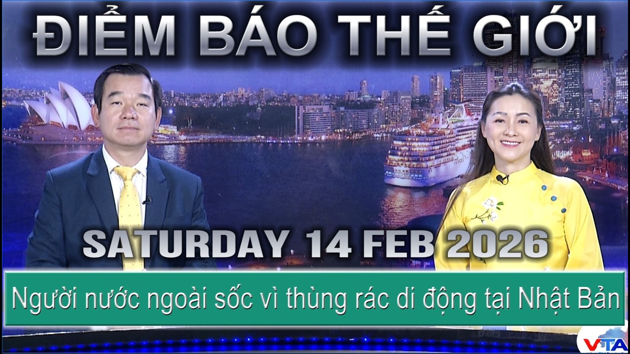 ĐIỂM BÁO THẾ GIỚI - 14/02/2026: NGƯỜI NƯỚC NGOÀI SỐC VÌ THÙNG RÁC DI ĐỘNG TẠI NHẬT BẢN