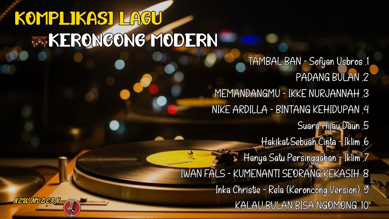FULL ALBUM KERONCONG MODERN 2025 || NEW NORMAL KERONCONG TAMBAL BAN-SOFYAN USBROS | PADANG BULAN
