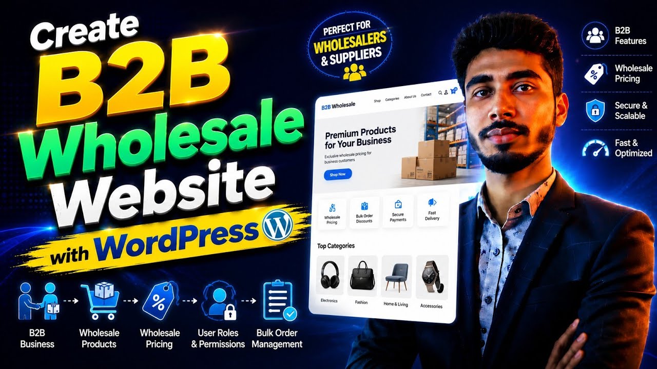 How to Build b2b Website | b2b website | Wholesale WordPress Website - B2B WordPress Website