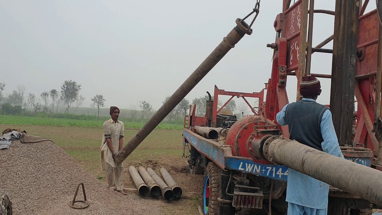 Borewell Drilling | 150 Feet Drilling Complete Process | borewell drilling point check
