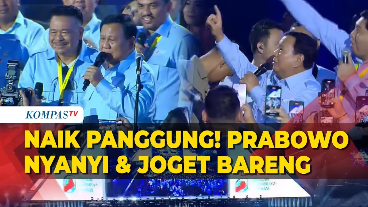 Presiden Prabowo Naik Panggung! Nyanyi ‘O Ulate’ & Joget saat Putri Ariani Bernyanyi