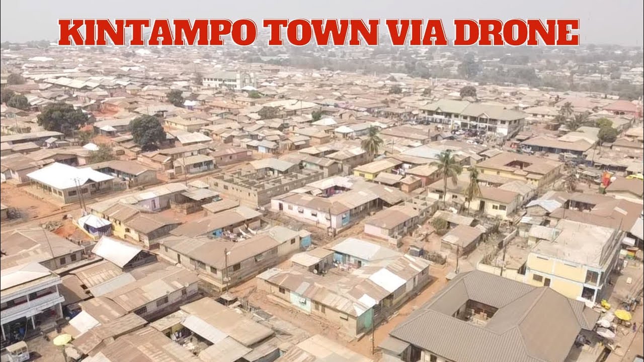 Ghana Kintampo Township via Drone #ghana#Kintampo#accra#theseekerghana#kumasi#projects#tourghana