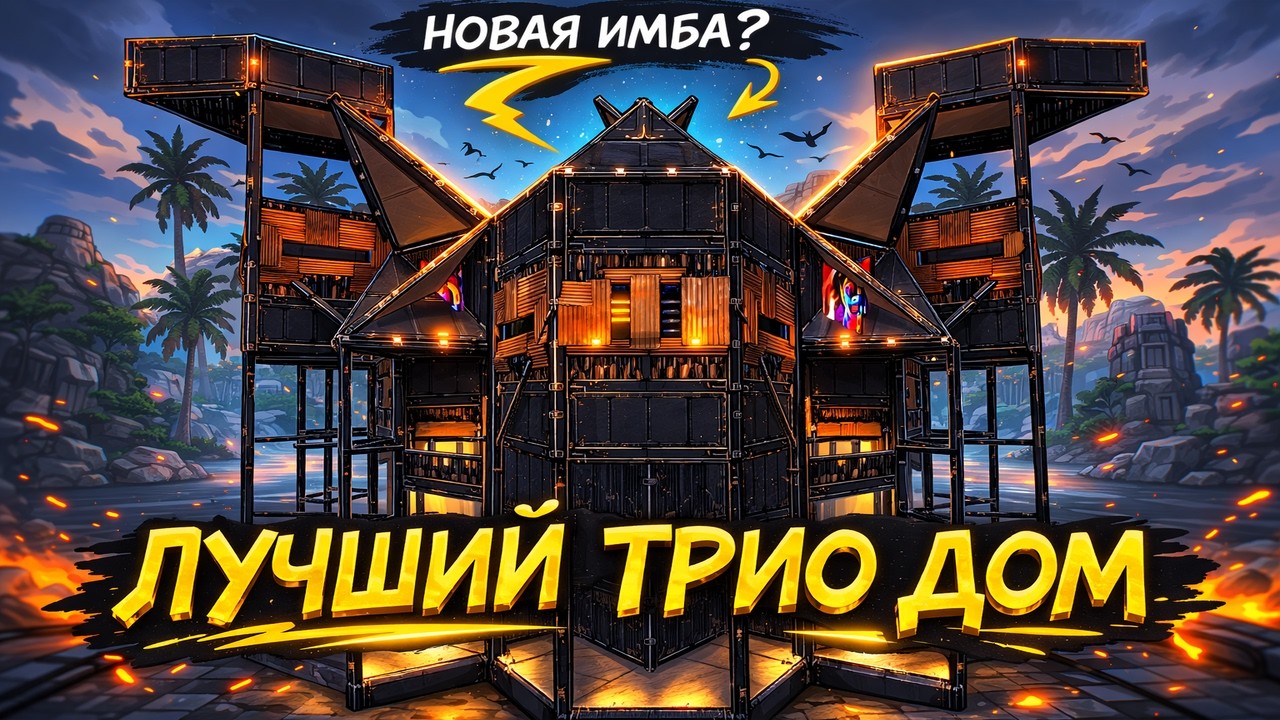 НОВАЯ ИМБА ДЛЯ ТРИО?😱ЛУЧШИЙ ДОМ В RUST
