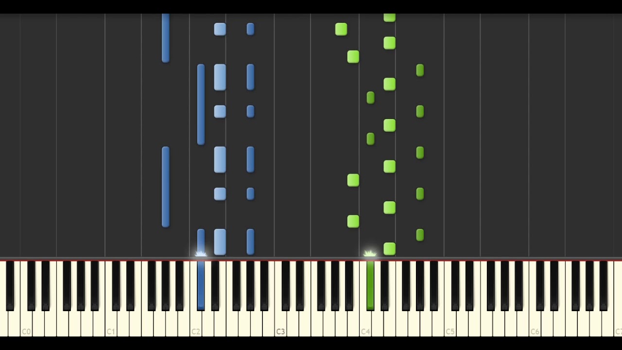 Alexandra Streliski - Le Sablier (Synthesia Tutorial)