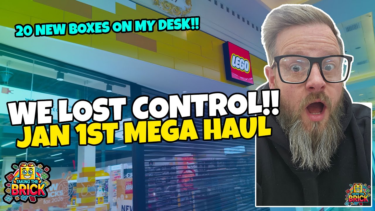 We Went TOO HARD… 🤯 Jan 1st LEGO Mega Haul at Trafford Centre Manchester