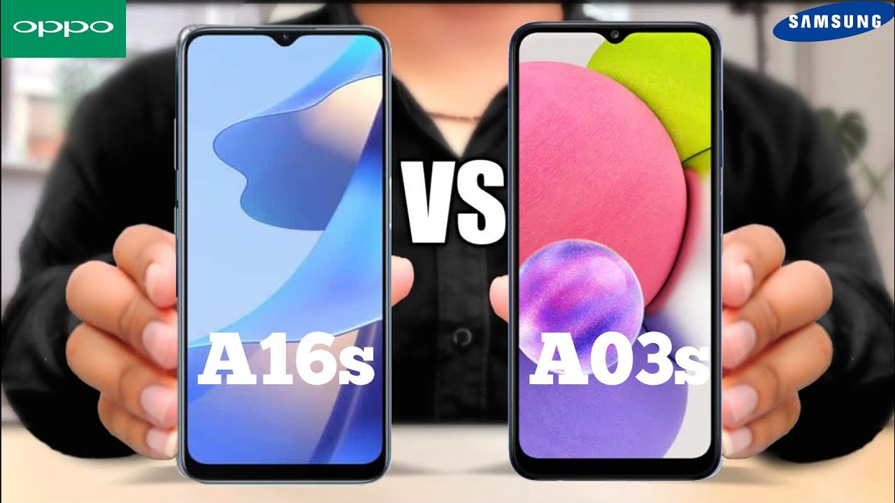 Oppo A16s vs Samsung Galaxy A03s