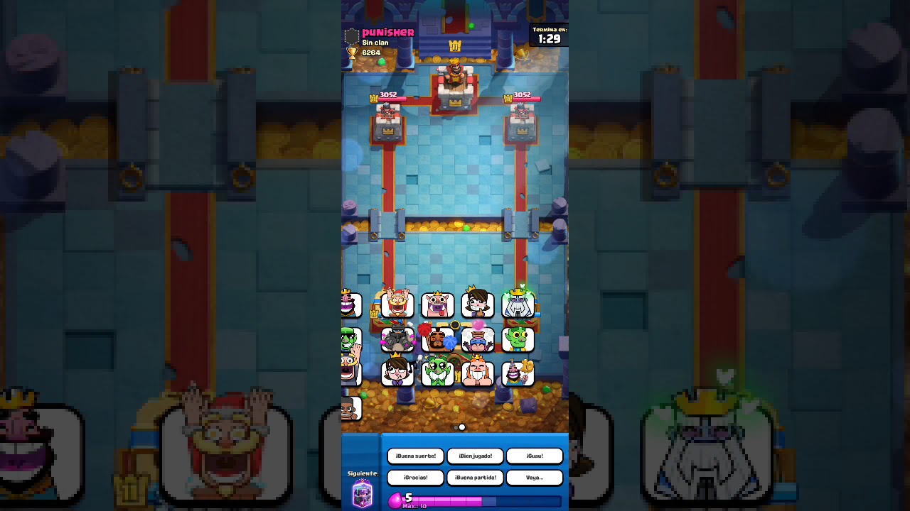 Partída RANDOM de #ClashRoyale