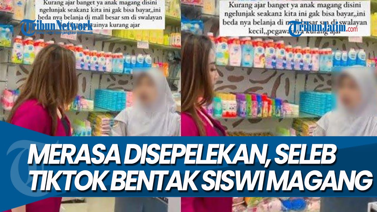 SELEB TIKTOK BENTAK DAN MAKI SISWI MAGANG, Merasa Disepelekan di Pusat Perbelanjaan Kota Probolinggo
