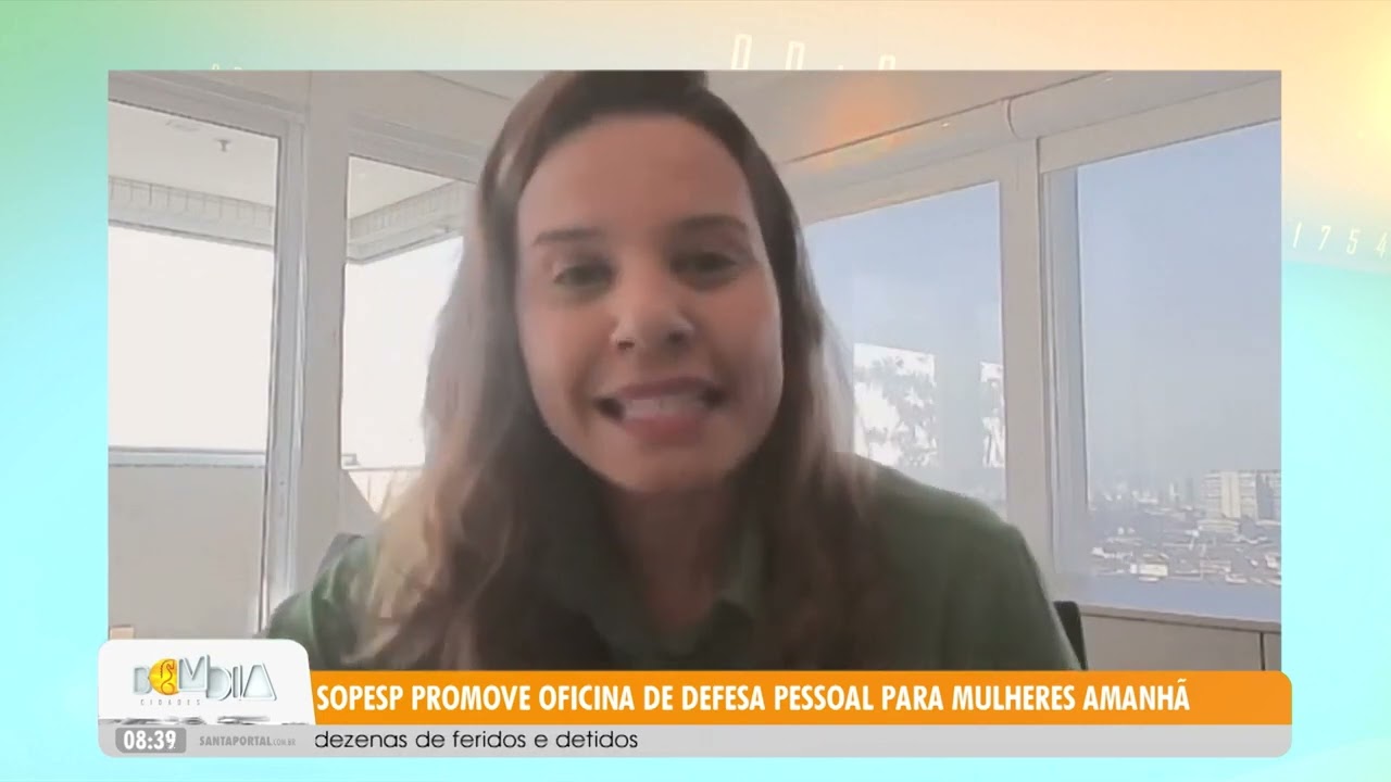 SOPESP promove oficina de defesa pessoal para mulheres - Santa Cecília TV - Bom dia Cidades
