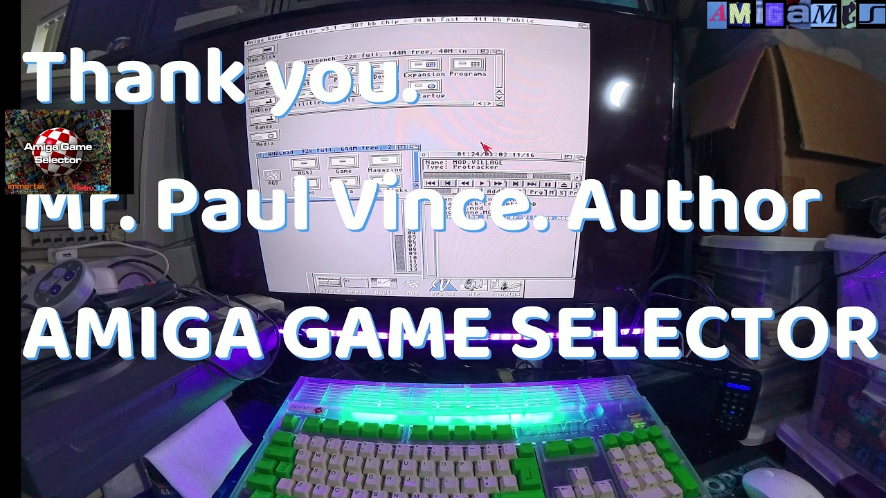 AGS ECS 3.1 a on A1200NG Amiga Game Demo