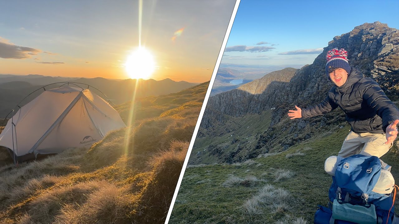 I experienced the PERFECT sunset on BEN LOMOND!