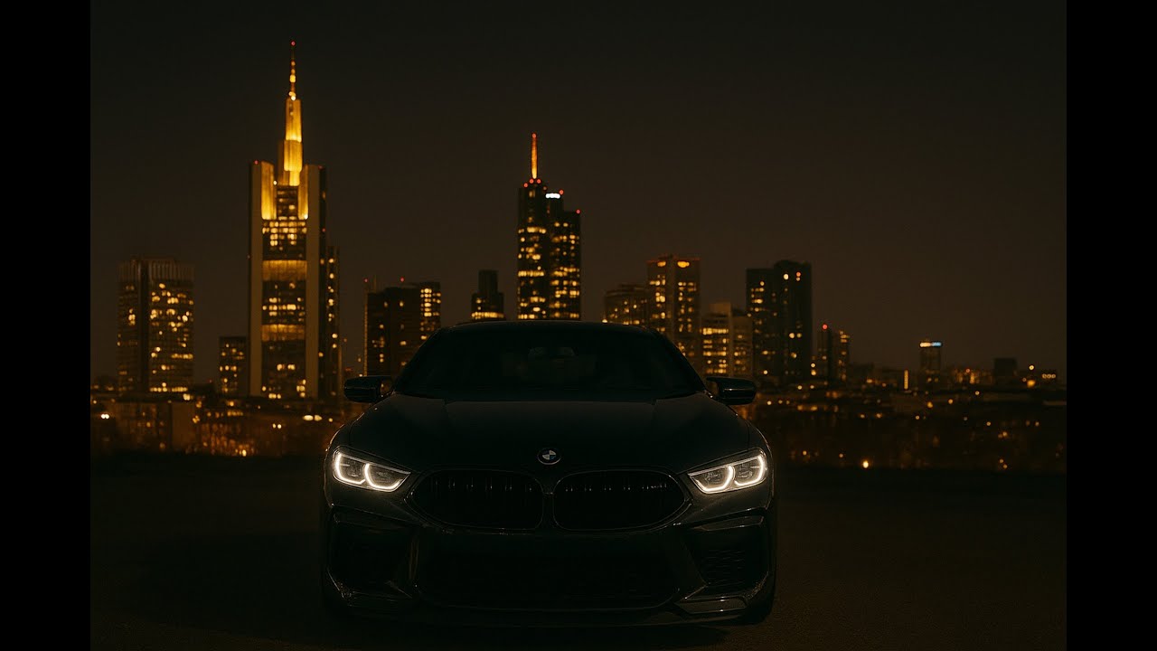 MACAN, YASMI - JET (Lyrics) | BMW M8 | Frankfurt by Night