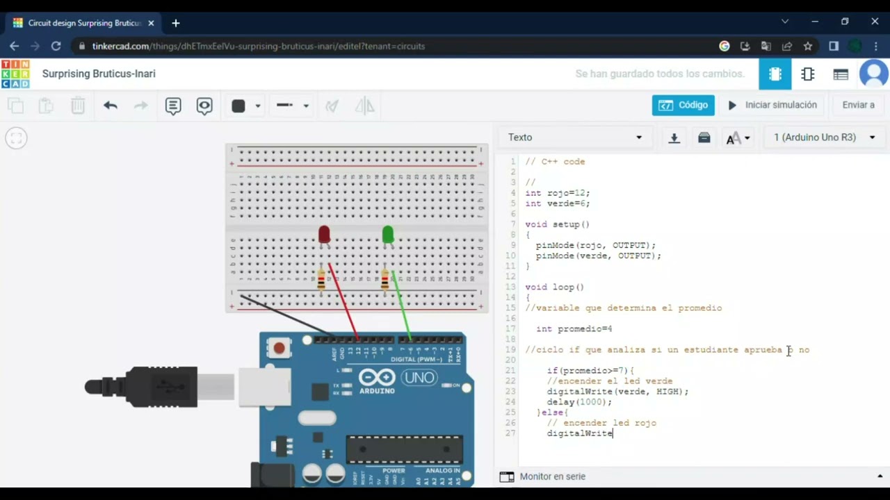 Como crea un Ciclo IF en Arduino