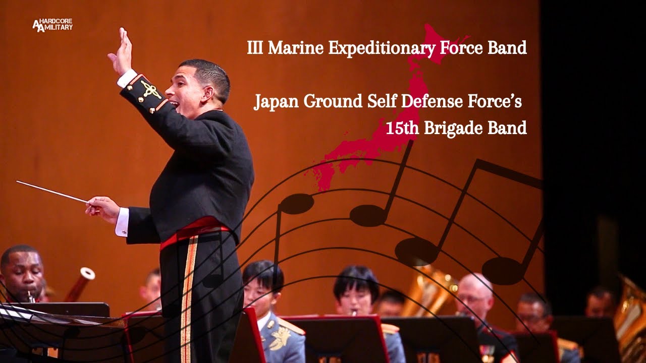 Music Ambassadors Time-Honored Tradition! - JGSDF & III MEF Band Concert Okinawa Japan
