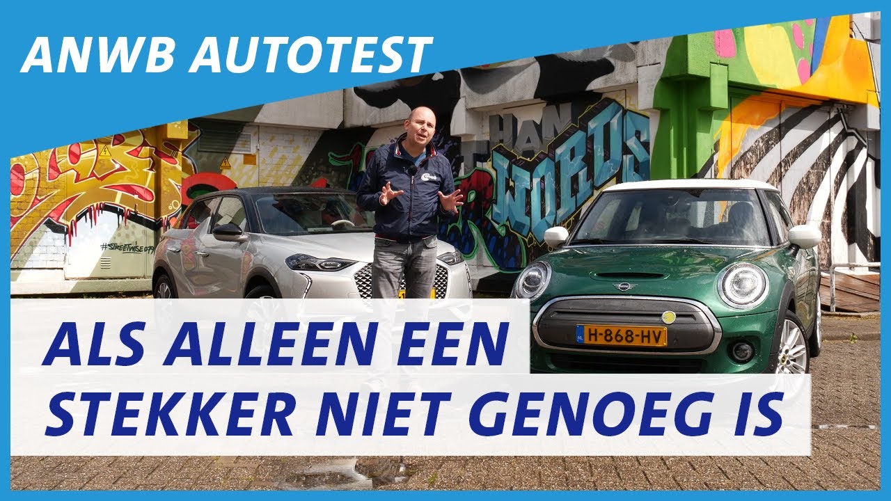Dubbeltest DS3 Crossback e-tense vs Mini Electric 2020 review | ANWB Autotest