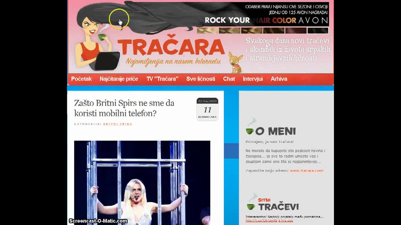 Avon campaing on Tracara.com