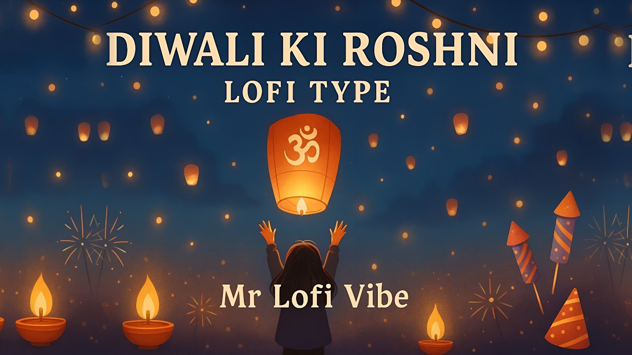 Diwali Ki Roshni 🪔 | Soulful Hindi Lofi Type Song 2025 ✨ | Calm Beats, Festival Lights & Emotions