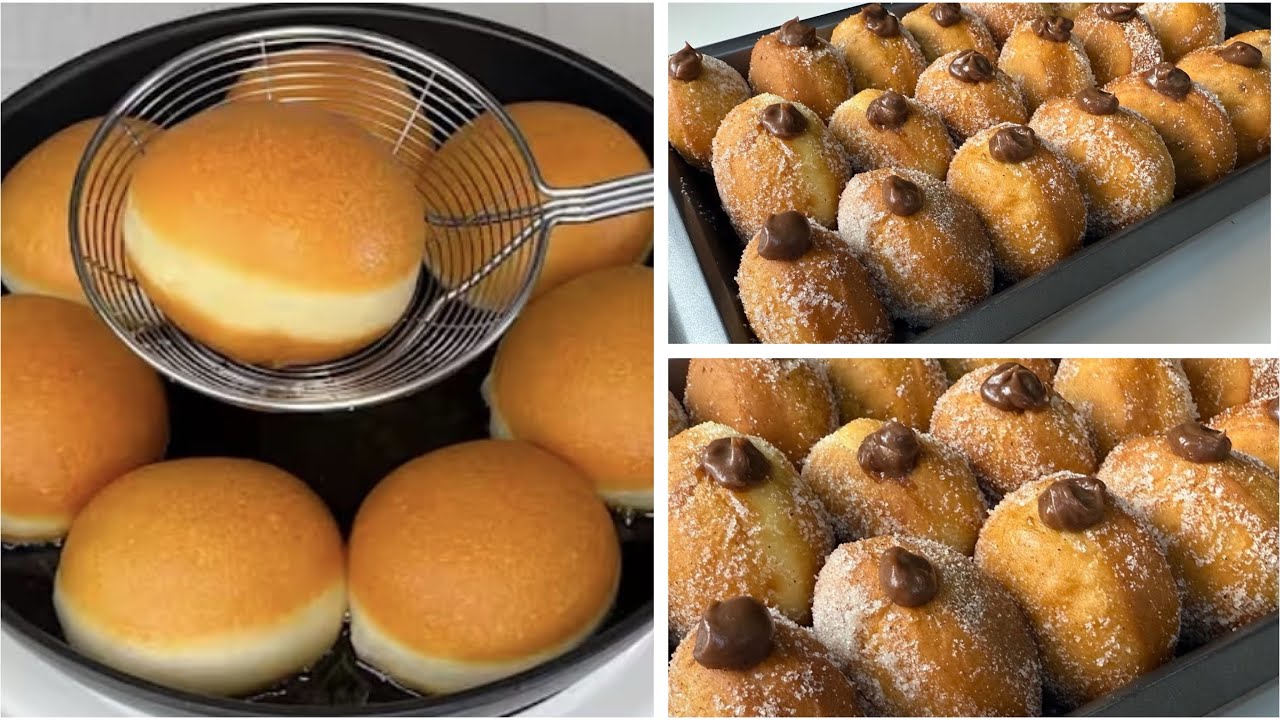This is The Best  Milky Doughnuts Recipe with chocolate Filling🙂