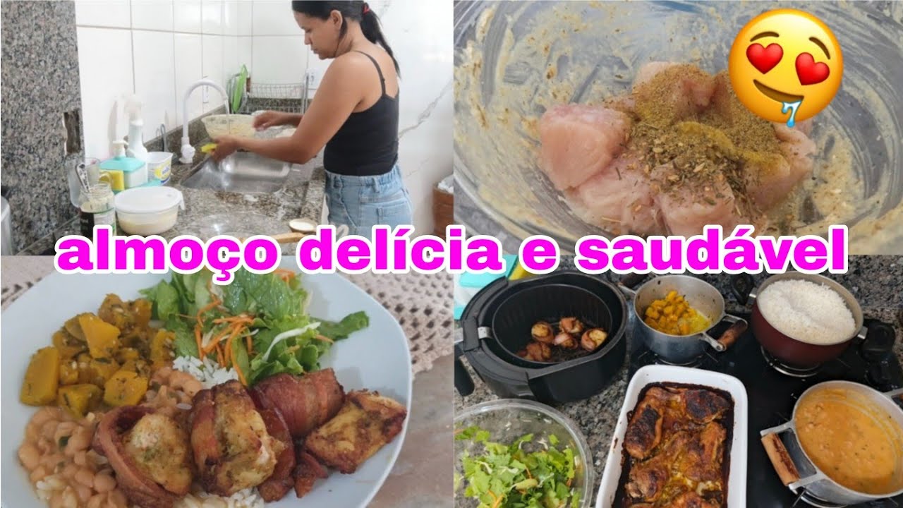 Fazendo almoço delicioso+otimizando meu tempo na cozinha