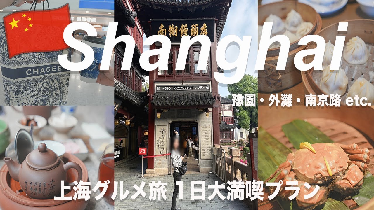 ┋上海vlog┋30代会社員2泊3日の上海旅🐼🇨🇳上海市内を1日で満喫！現地での食費•交通費すべて公開💸 小籠包 / 上海蟹 / 高級ランチ / CHAGEE ..（2024.11）Eng sub