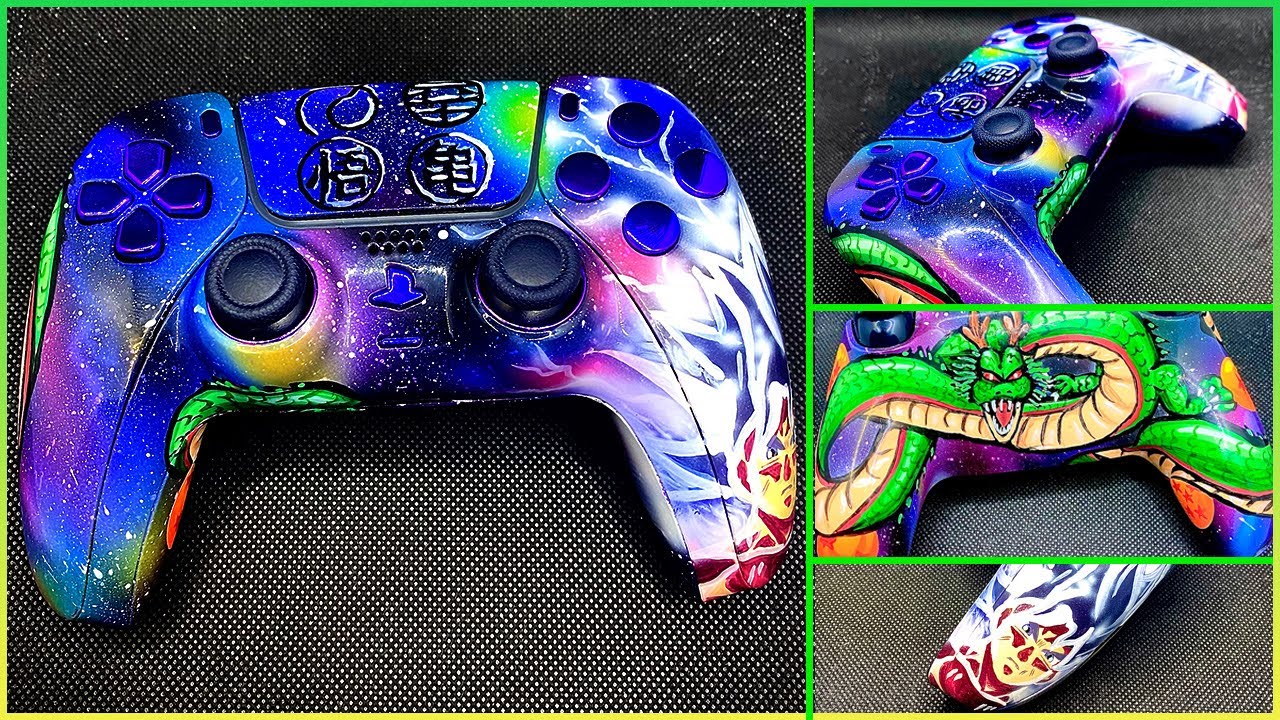 Custom Modded PS5 Controller Dragon Ball Z