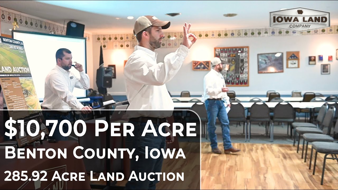 $10,700 Per Acre CHOICE Land Auction! Benton County, Iowa 285.92 Acres | Iowa Land Company