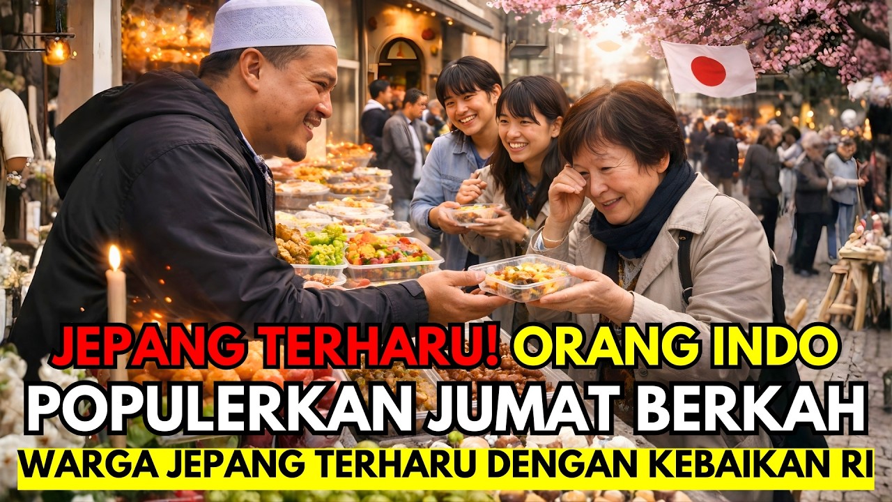 Viral di Jepang! Muslim Indonesia Populerkan Tradisi Jumat Berkah