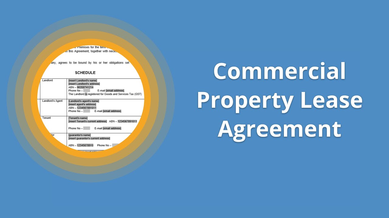 Commercial Property Lease Agreement DIY Kit