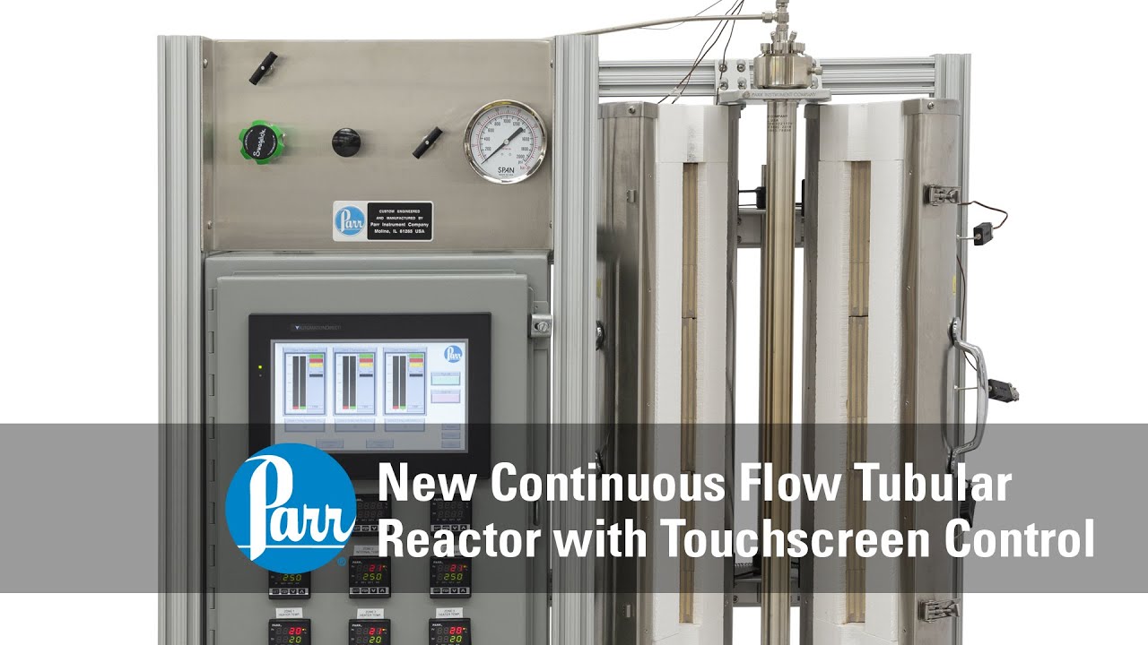 Continuous Flow Tubular Reactor with Touchscreen Control