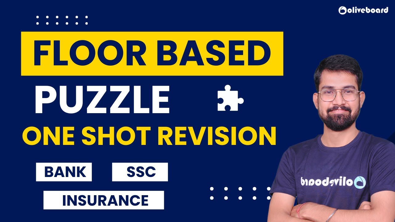 Floor Based Puzzle Reasoning | One Shot Revision | Bank Exams 2024 | SSC | Insurance Exams 2024
