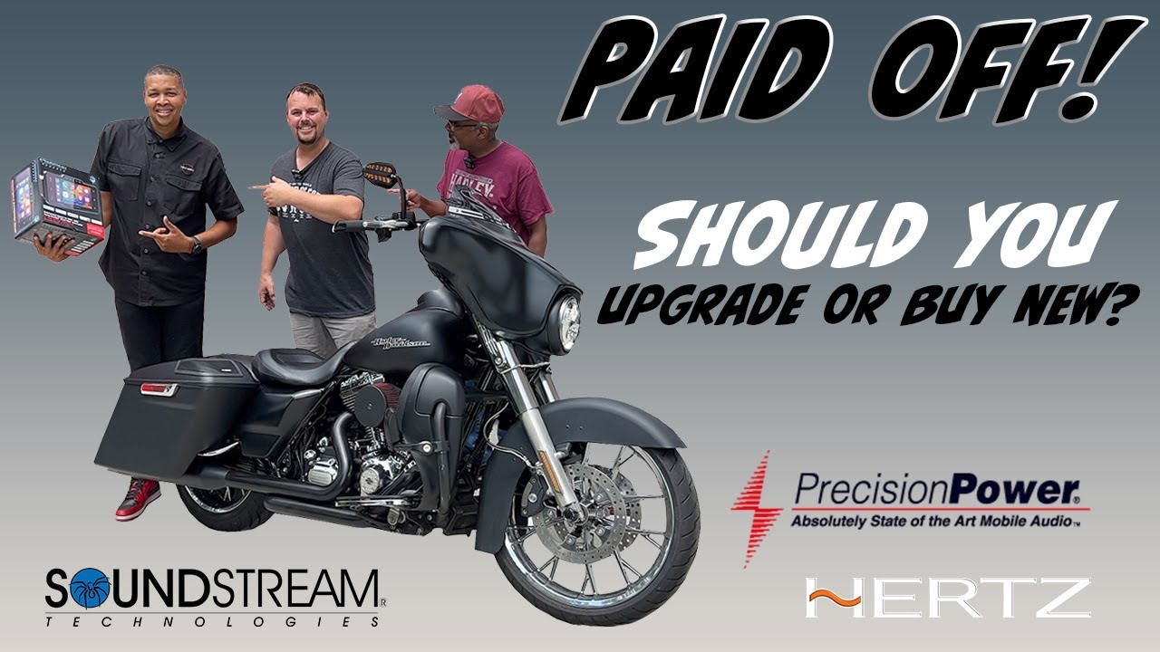2011 Harley Davidson® Streetglide gets the latest Precision Power HT Speakers and Soundstream Radio