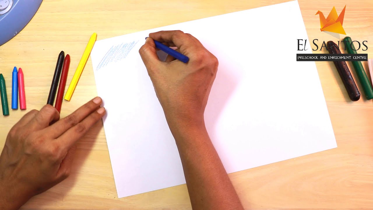 How to Hold a Crayon or Pencil - 3 Finger Grip (for preschoolers)