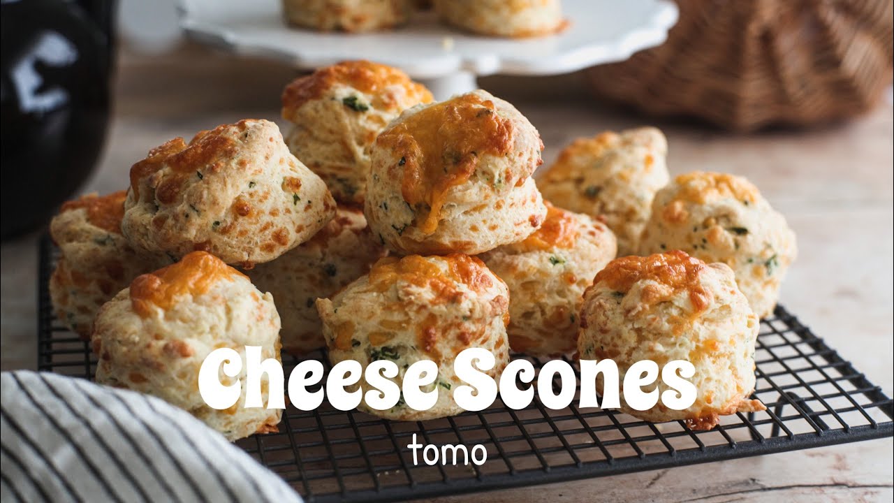 【簡単！】Cheese Scones! お酒にも合う！チーズスコーン