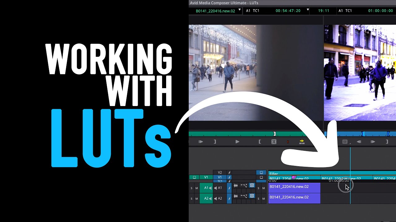 How to work with LUTs (Lookup Tables) - Avid Media Composer Tutorial