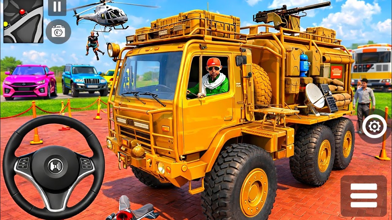 Franklin Purchase Militry Dumper Truck Golden💥🤑 Indian Theft Auto Simulator💥🤩Update Police Station