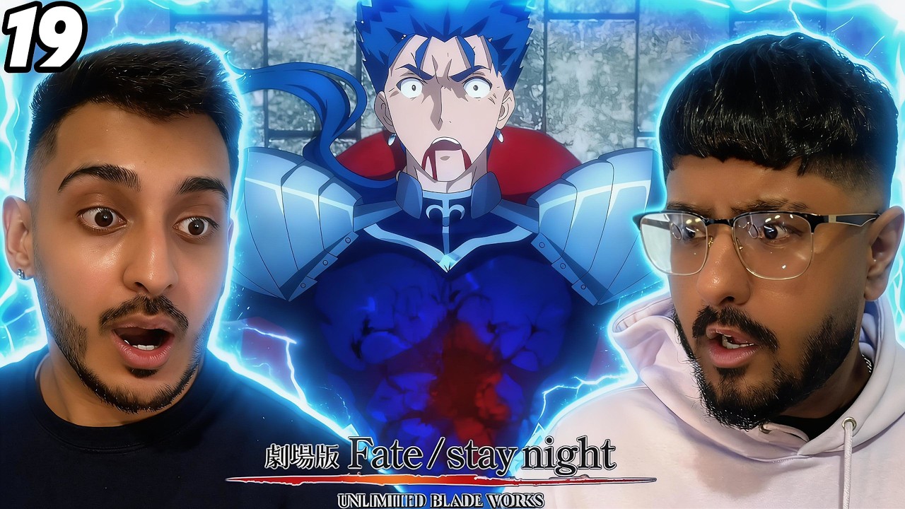 RIP LANCER!! | Fate/stay night: Unlimited Blade Works Episode 19 REACTION