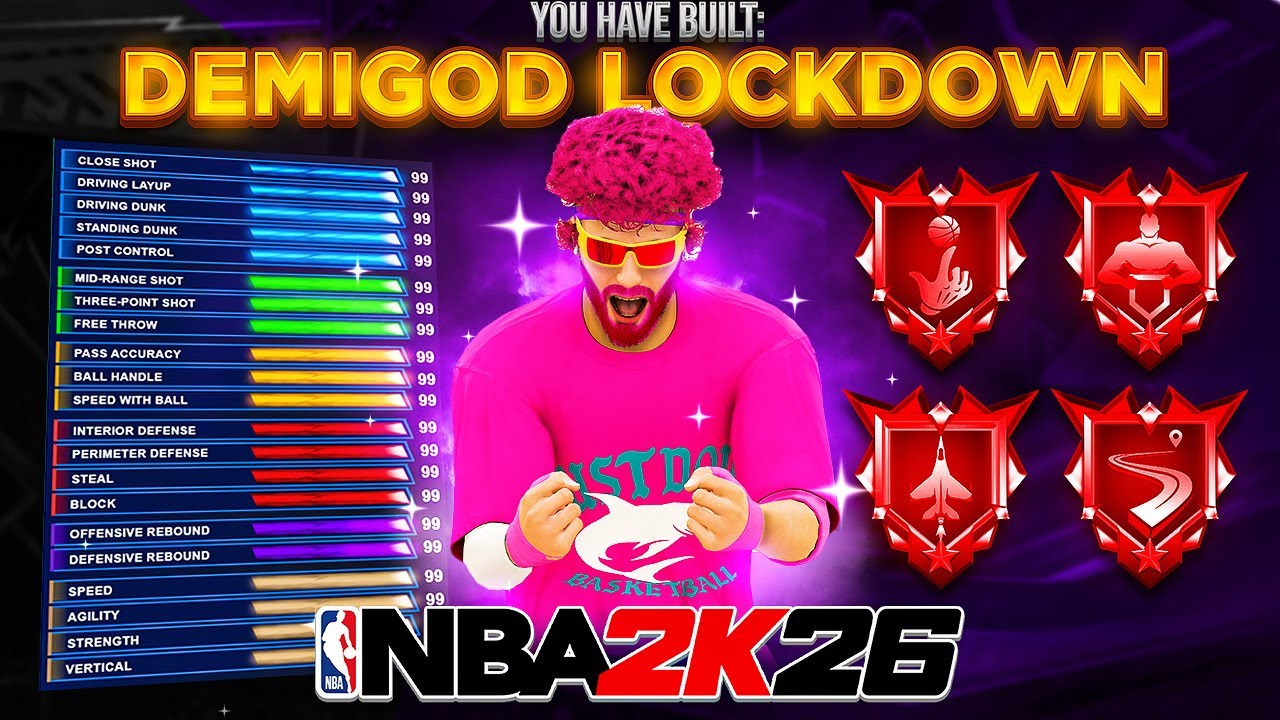 THE #1 LOCKDOWN BUILD IN NBA 2K26 IS CAUSING PG'S TO UNINSTALL💀....BEST LOCK BUILD NBA 2K26