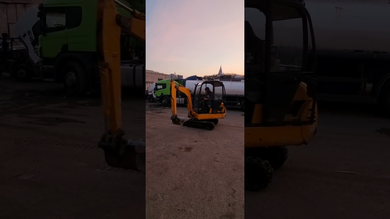 jcb-8016. 2005. мини екскаватор.Обзор