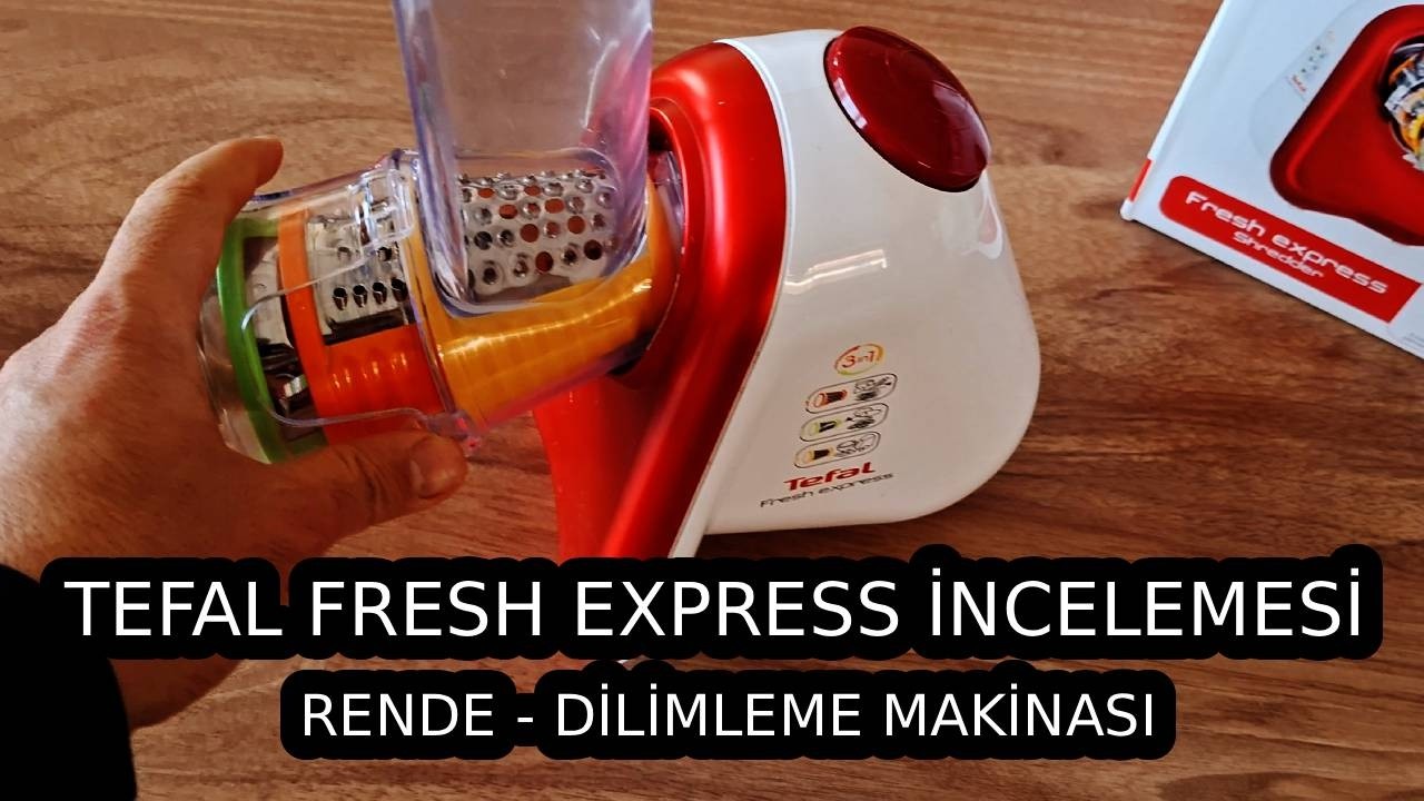 Tefal Fresh Express Rende Doğrama Makinası