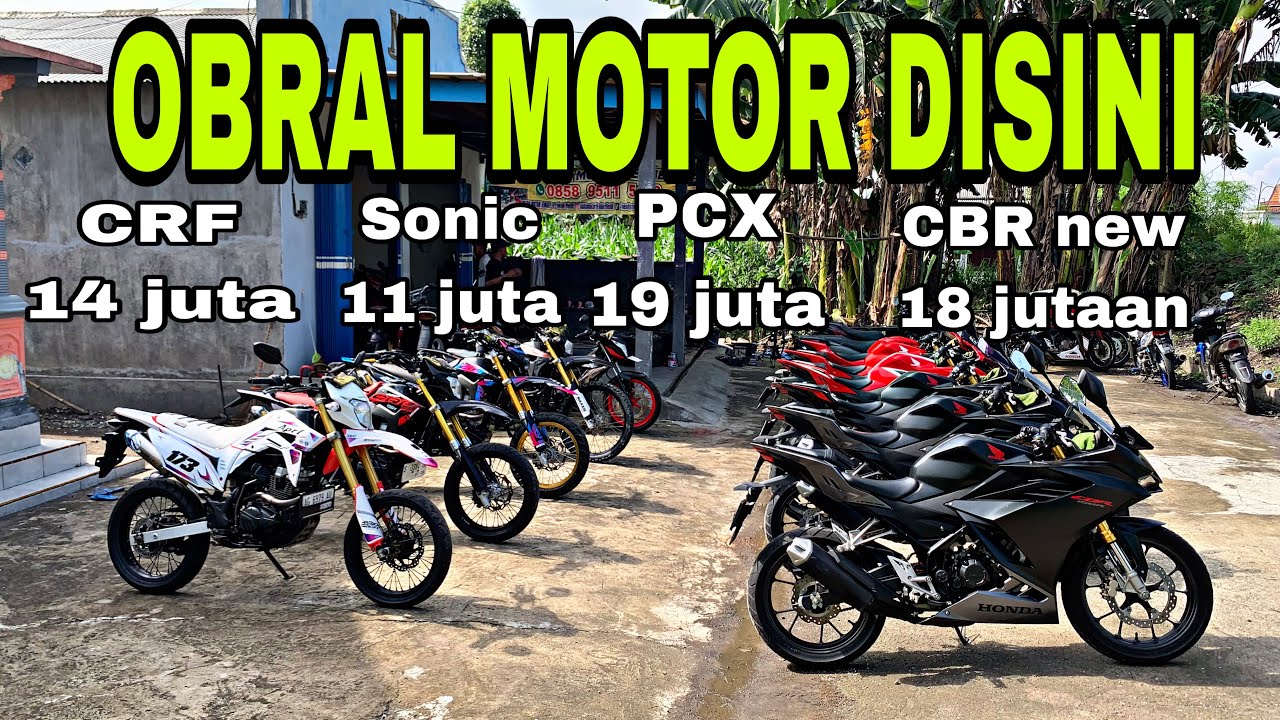 OBRAL MOTOR MENJELANG TAHUN BARU READY BANYAK SURAT WAJIB LENGKAP SEMUA 