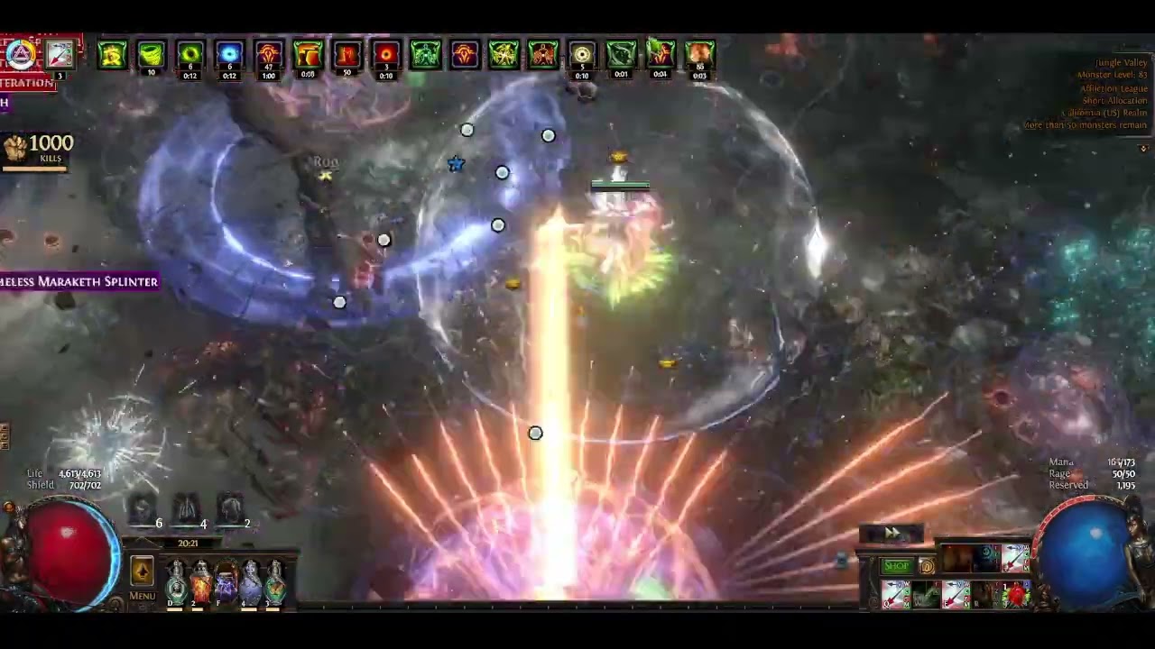 POE 3.23 ASC Warp TS Jungle Valley Deli Mirror Farm