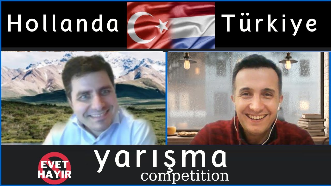 #TurkishConvervations | Evet - Hayır Yarışması | Competition - Yarışma | Hollanda - Holland